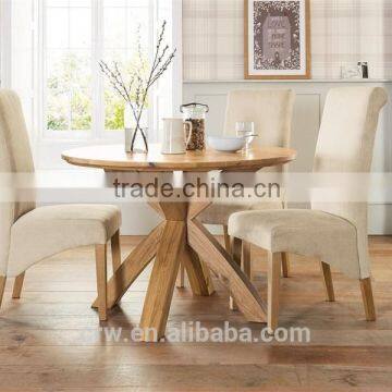 DT-4091 Top Quality Solid Wood Round Dining Table
