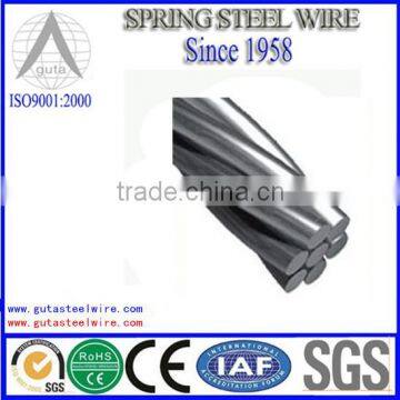 high carbon 3mm electric galvanized steel strands