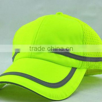 Custom 100% Polyester Mess Reflective Baseball Cap for Team or Working