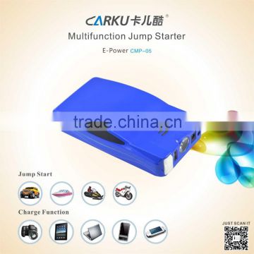 China supply Carku car accessories emergency multi-function mini jump starter for car