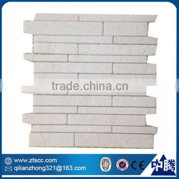 Decorative wall tile white marble mosaic