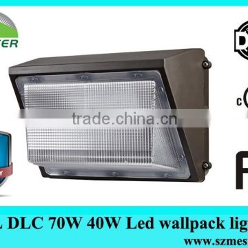 DLC listed LED Wall pack medium size LED Wall pack for 100w PSMH replacement