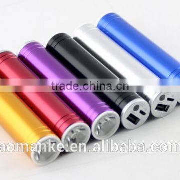 L363 Cylinder Lipstick Power bank with LED 2015 Alibaba Hot Portable power bank for mobile phone,Tablet PC, MP3, MP4,Camera