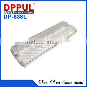 IP65 Waterproof 3.6V Ni-cd Battery V0 level Polycarbonate Emergency Bulkhead