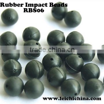 Wholesale sea fishing accessory rubber impact beads
