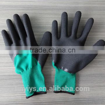 Heavy duty Foam Latex/Rubber Coated Cotton Knitted Working Glove