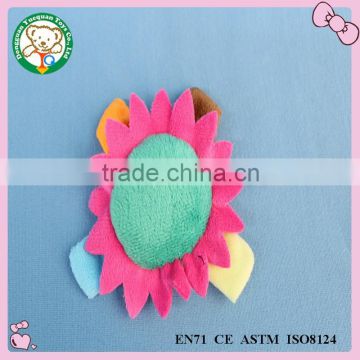 promotion toys plush flower with rustle paper for kids