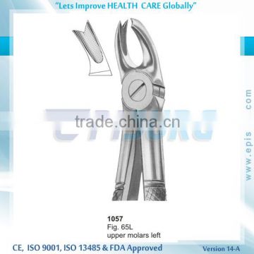 Extraction Forceps, upper molars left, Fig 65L, Periodontal Oral Surgery