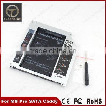 NEW 2.5" 2nd SATA HDD SSD Drive Disk Tray Caddy 9.5mm for Macbook