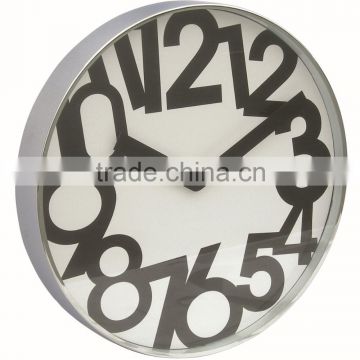 Big metal round shaped decorative wall mounted clock