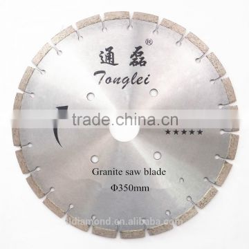 Wholesaler Hot Pressed Long Teeth 350mm / 14 inch Diamond Saw Blade for Granite Cutting