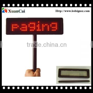 PBMLD-O735-M rechargeable battery to single line LED holder display