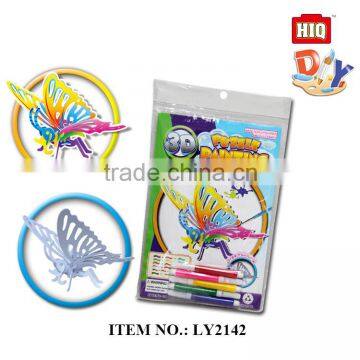 New arrival lovely insect diy paper water color painting toys for kids