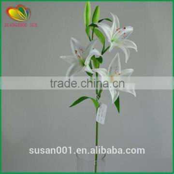 wholesale artificial tiger orchid flower with five heads