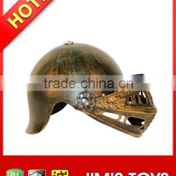 Knight helmet electroplate