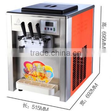 WX-818T frozen yogurt ice cream machine/soft serve ice cream machine/desk top ice cream machine
