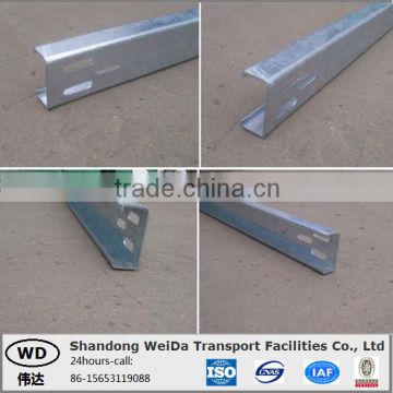 Galvanized C Section Post for Guardrail
