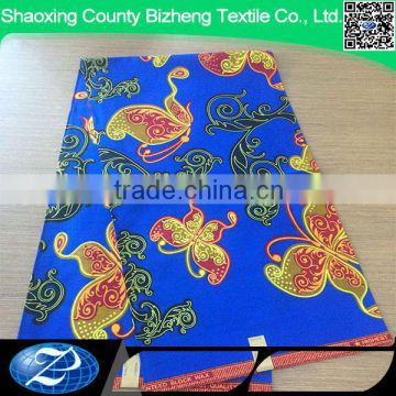 3D butterfly designs wholesale african wax print fabric
