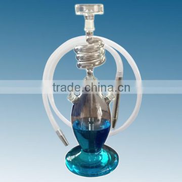 New products clear glass hookah shisha/nargile/water pipe/hubbly bubbly with good quality and led light