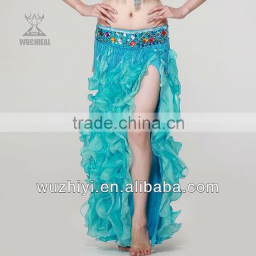 Discount Belly Dance Costumes Skirt,Hot Sexy Skirt for Young Ladies,Belly Dancing Performance Skirt QC2005