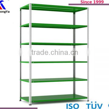 5 layer medium duty clip shelving with sloted posts