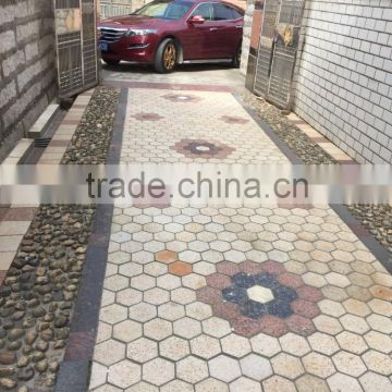 Personal villa outside garden decoration gold flooring pave material