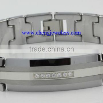 High Quality Diamond Bracelet Tungsten Bracelets Men