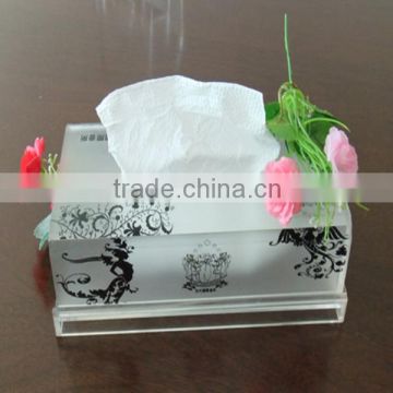 Factory price wholesale acrylic material tissue box
