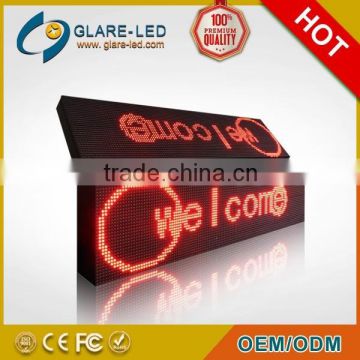 Double sided p10 led moving display