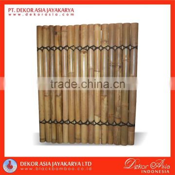 Half cut Natural bamboo fence 2 back slats black coco rope of BAMBOO from  China Suppliers - 138855615