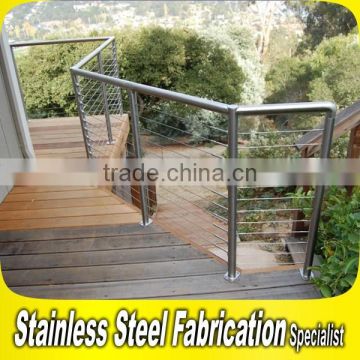 Customed 304 Stainless Steel Modern Picture Railings for Balconies