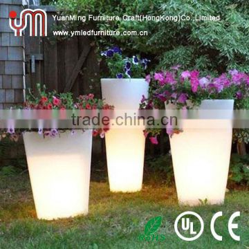 LED light planter pots