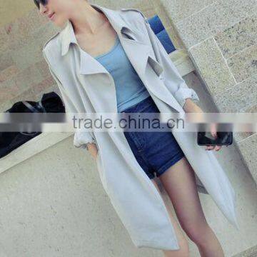 2016 new design classic middle long wind coat