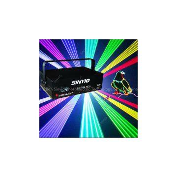 editable SD card ILDA 2W RGB full color Animation laser light for club lighting/stage lighting/dj lighting