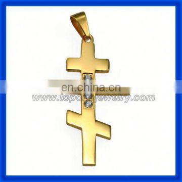 2014 jesus special stainless steel orthodox cross pendant best China manufacturer