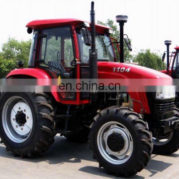 110hp 4 wheel drive garden farm tractor with front loader price list
