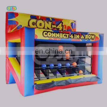commercial inflatable connect four carnival childish game indoor
