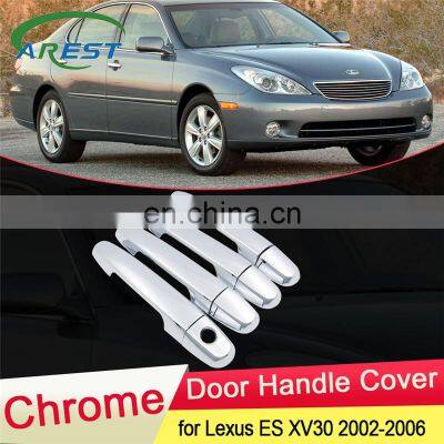 for Lexus ES ES300 ES330 2002 2003 2004 2005 2006 XV30 Luxurious Chrome Door Handle Cover Trim Catch Car Stickers Accessories