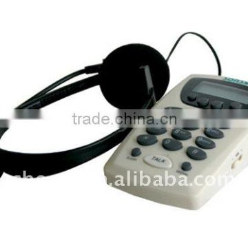 Mini Telephone With Headset For Call Center
