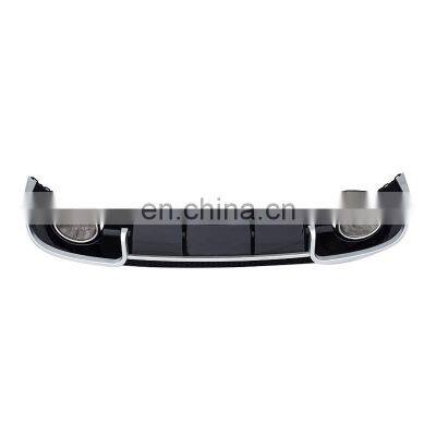 RS style rear diffuser with tailpipe for Audi A3 S3 hatchback sedan rear bumper diffuser high quality 2014 2015 2016