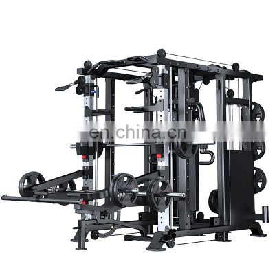 Gym Set Equipment Mutli Function Station Home Gym Fitness Equipment Rack Squats And Smith Machine