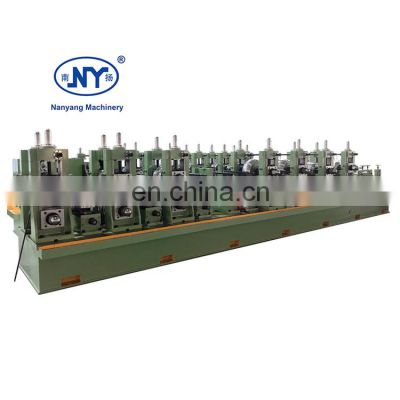 Nanyang top quality high safety level easy to operate pipe making machine API erw tube mill line