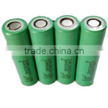 Samsung 25R 2500mah li-ion rechargeable 18650 battery for self balancing scooter