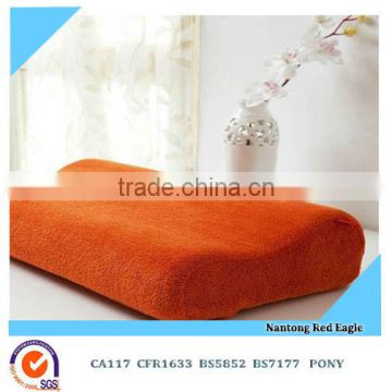 velvet cover memory foam 100% polyurethane pillow