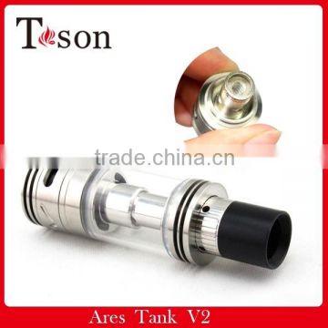 304 stainless steel+Pyrex glass, Sub ohm tank Ares v2 tank sub ohm tank