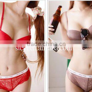 Comfortable red lady's bra