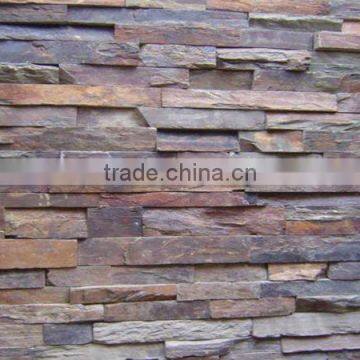 slate culture stone exterior wall cladding