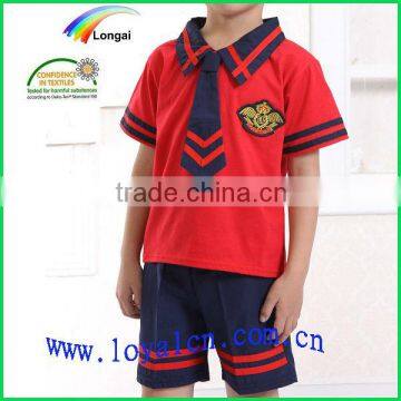 boys school uniform with high quality