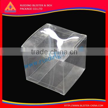 Excellent strength high quality PVC perfume box with foil stamping
