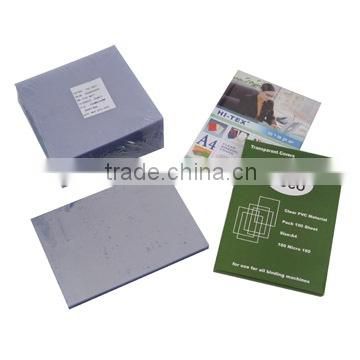 PVC Binding Cover, Plastic Cover ,Plastic binding cover